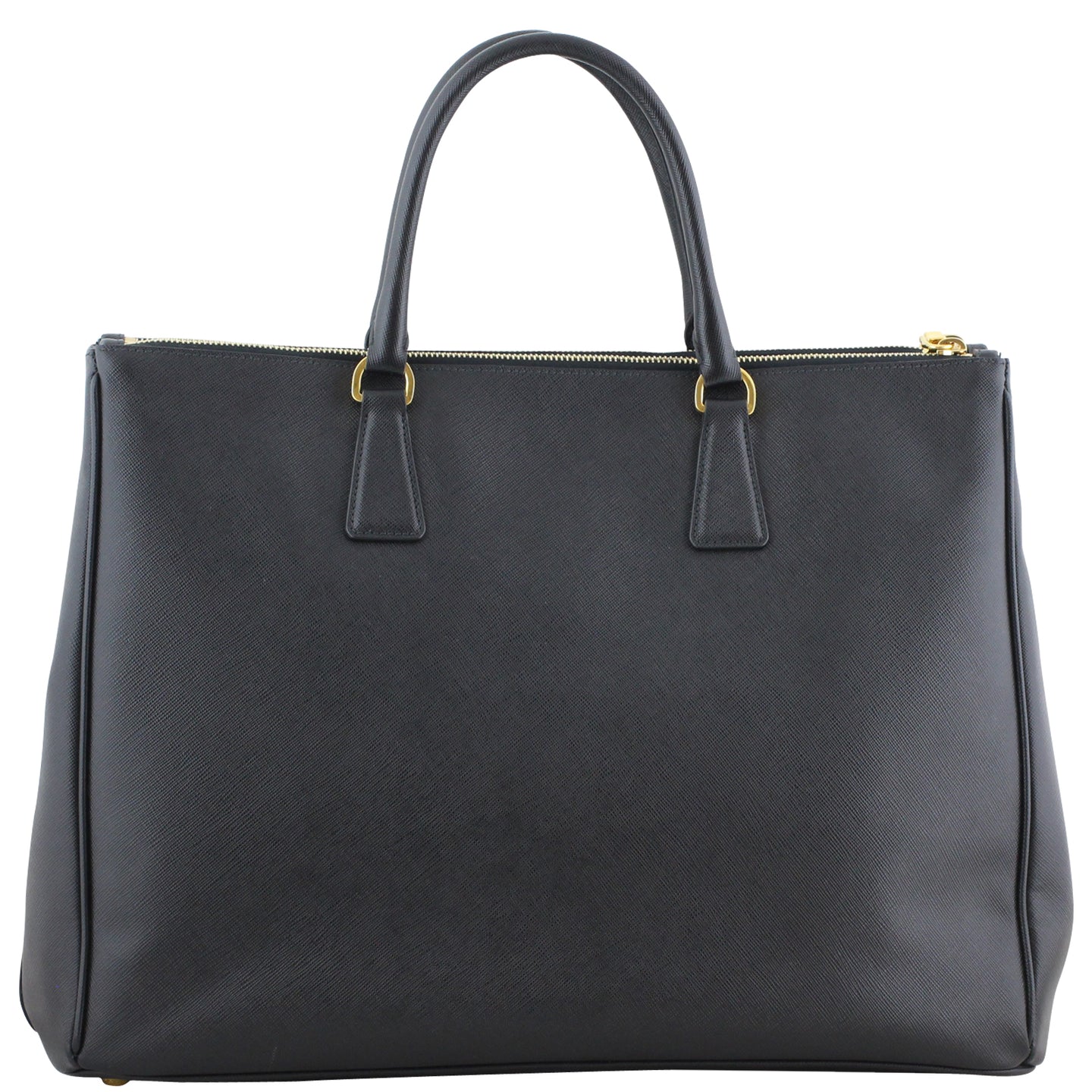 Prada Saffiano Lux Double-Zip Tote Large Back