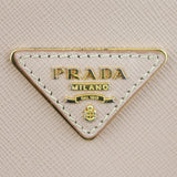Prada Saffiano Lux Galleria Double Zip Tote Medium Logo