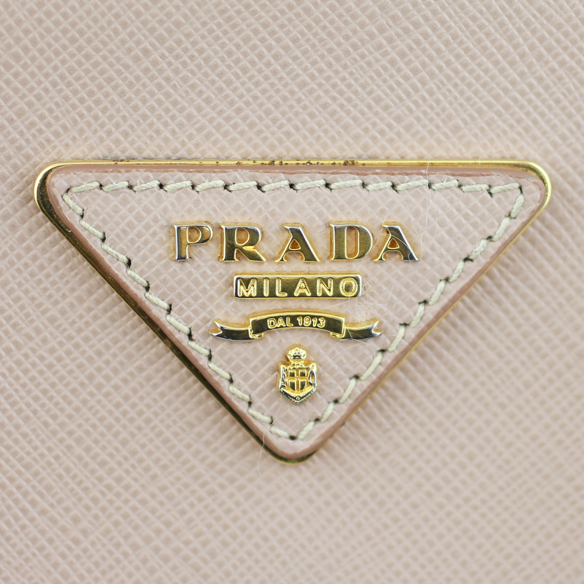 Prada Saffiano Lux Galleria Double Zip Tote Medium Logo