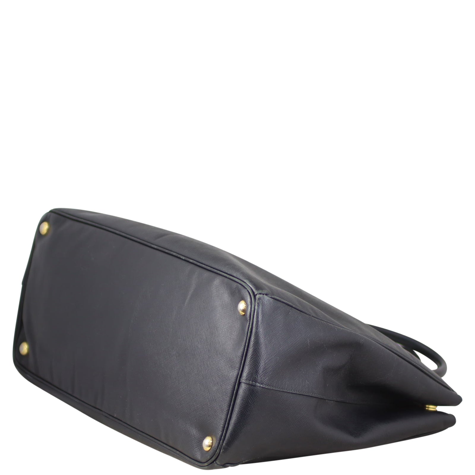 Prada Saffiano Lux Galleria Double Zip Tote Large Corner