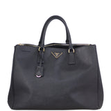 Prada Saffiano Lux Galleria Double Zip Tote Large Front