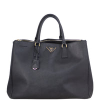 Prada Saffiano Lux Galleria Double Zip Tote Large Front