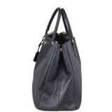 Prada Saffiano Lux Galleria Double Zip Tote Large Side