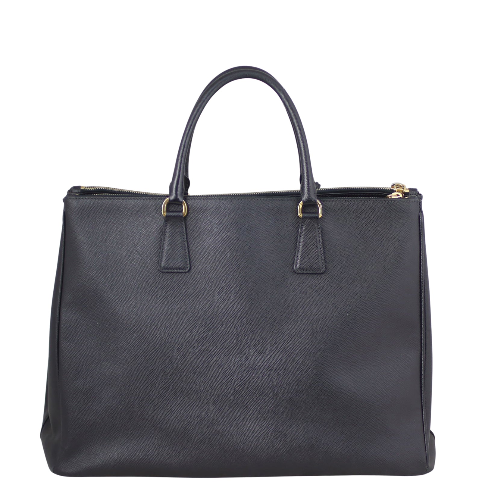 Prada Saffiano Lux Galleria Double Zip Tote Large Back