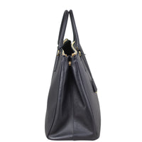 Prada Saffiano Lux Galleria Double Zip Tote Large Side