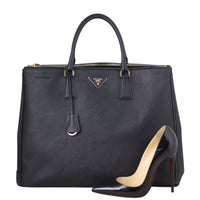 Prada Saffiano Lux Galleria Double Zip Tote Large Shoe