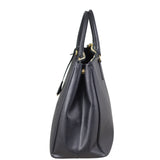 Prada Saffiano Lux Galleria Double Zip Tote Large Side