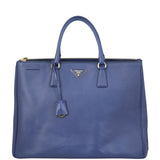 Prada Saffiano Lux Galleria Double Zip Tote Large Front
