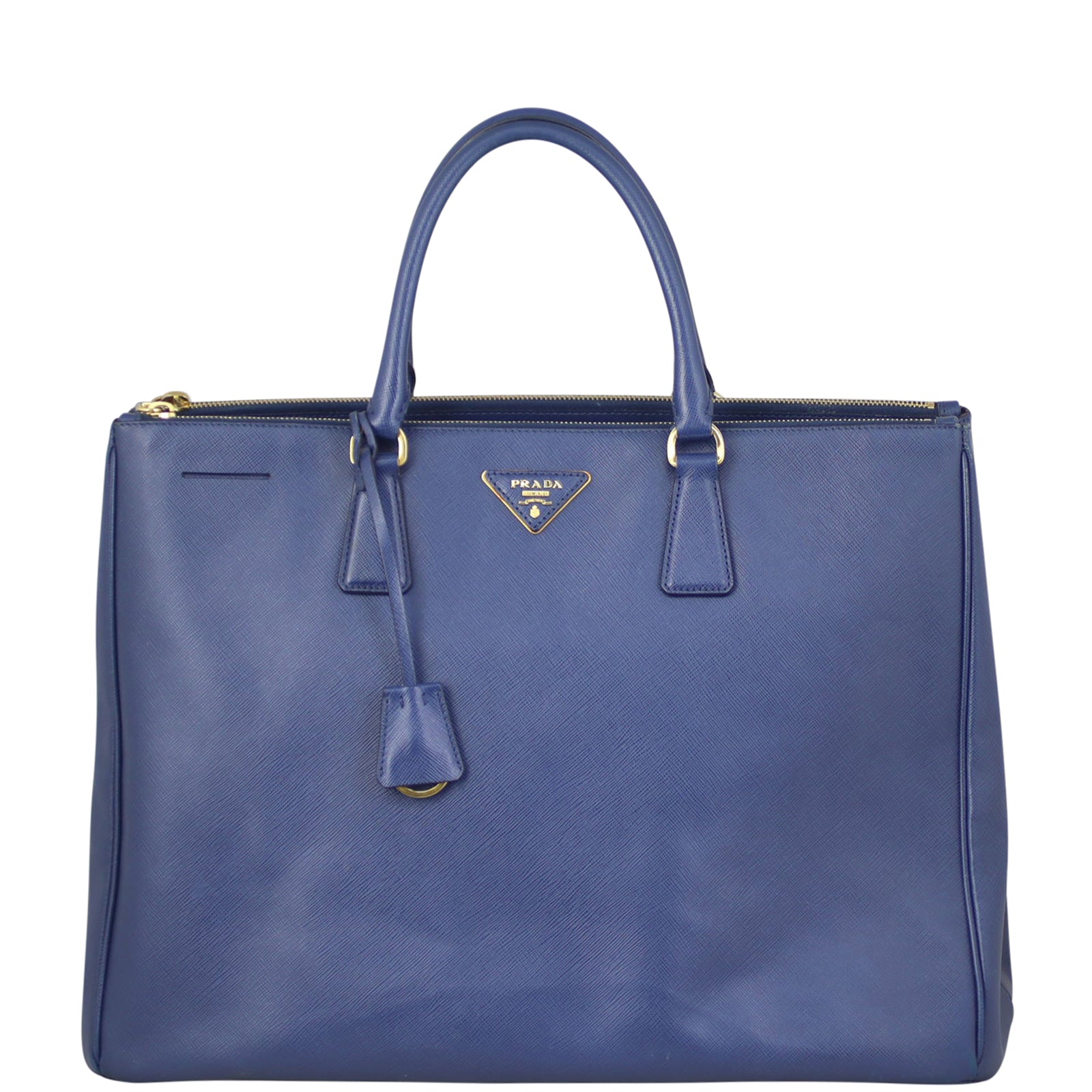 Prada Saffiano Lux Galleria Double Zip Tote Large Front