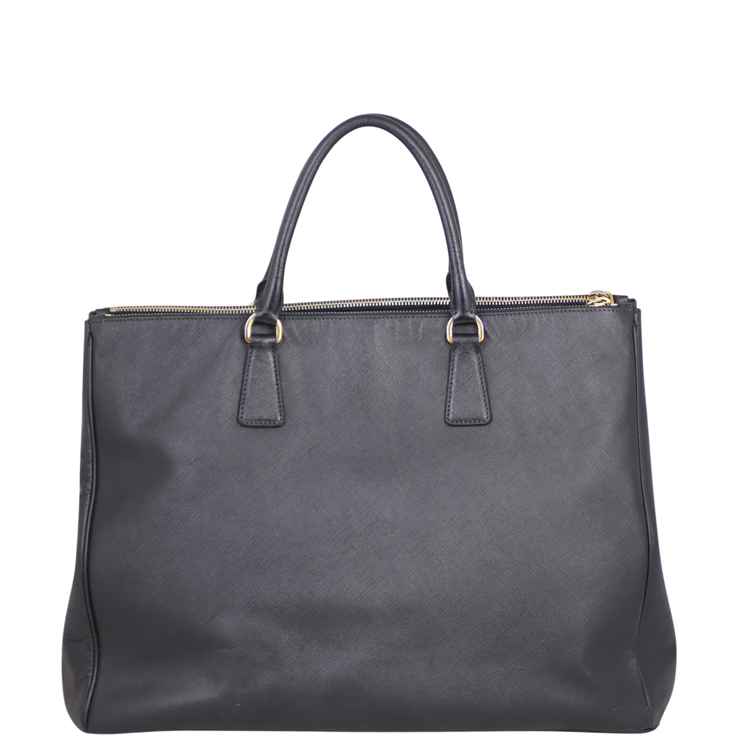 Prada Saffiano Lux Galleria Double Zip Tote Large Back