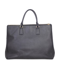 Prada Saffiano Lux Galleria Double Zip Tote Large Back