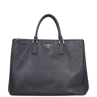 Prada Saffiano Lux Galleria Double Zip Tote Large Front