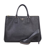 Prada Saffiano Lux Galleria Double Zip Tote Large Shoe