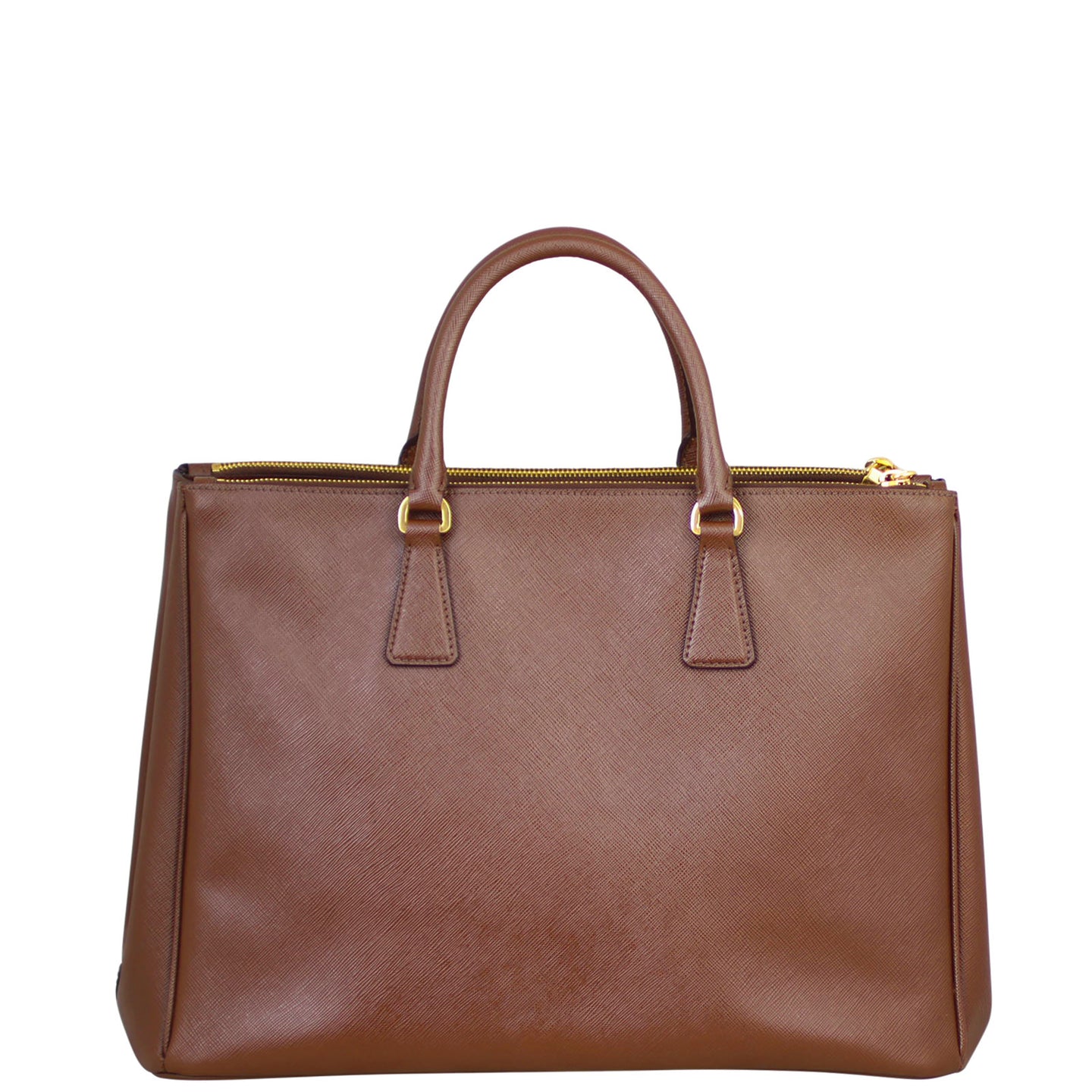 Prada Saffiano Lux Galleria Double Zip Tote Large Back