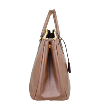 Prada Saffiano Lux Galleria Double Zip Tote Large Side