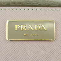 Prada Saffiano Lux Galleria Double Zip Tote Medium Stamp