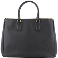 Prada Saffiano Lux Galliera Double Zip Tote Medium Back