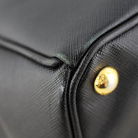 Prada Saffiano Lux Galliera Double Zip Tote Medium Edge