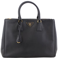 Prada Saffiano Lux Galliera Double Zip Tote Medium Front