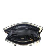 Prada Saffiano Lux Galleria Double Zip Tote Medium Interior