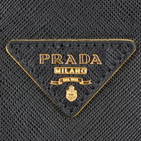 Prada Saffiano Lux Galleria Double Zip Tote Medium Logo
