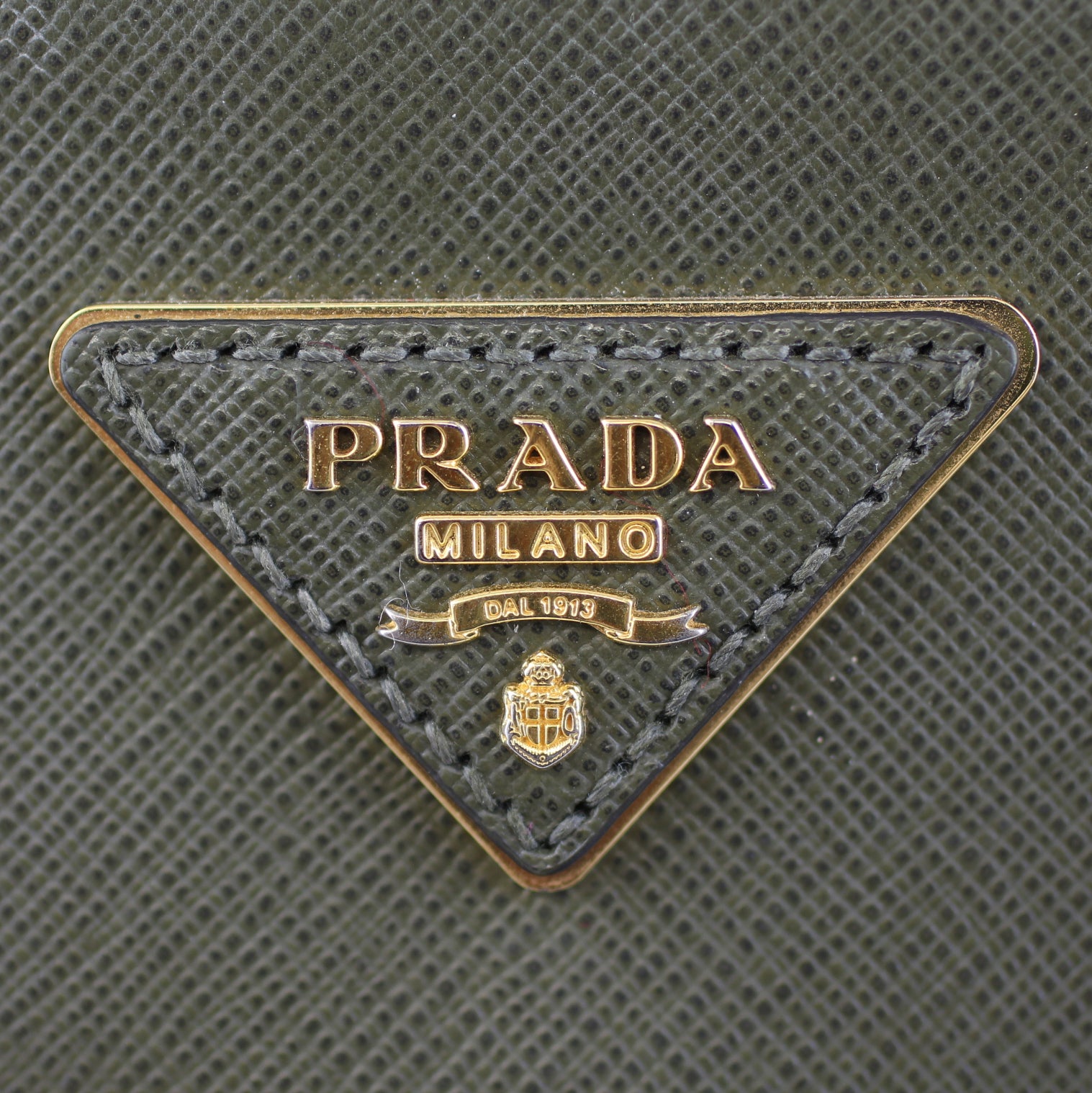 Prada Saffiano Lux Galleria Double Zip Tote Medium Logo