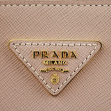 Prada Saffiano Lux Galleria Double Zip Tote Medium Logo