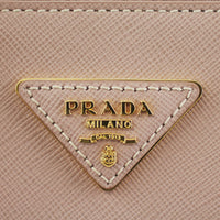 Prada Saffiano Lux Galleria Double Zip Tote Medium Logo