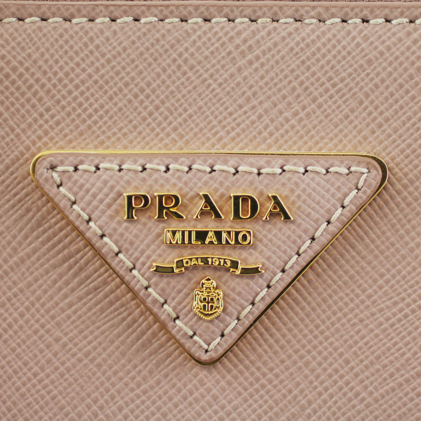 Prada Saffiano Lux Galleria Double Zip Tote Medium Logo