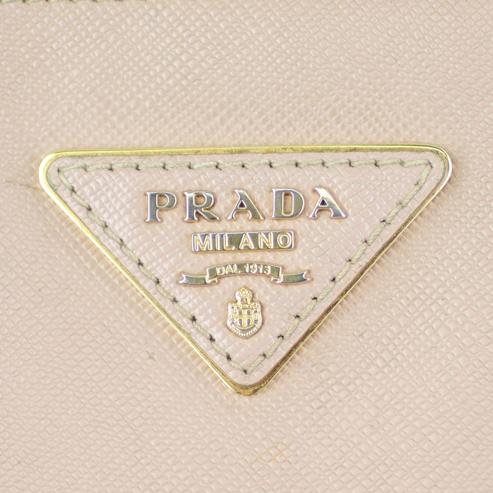 Prada Saffiano Lux Galleria Double Zip Tote Medium Logo