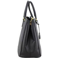 Prada Saffiano Lux Galliera Double Zip Tote Medium Right