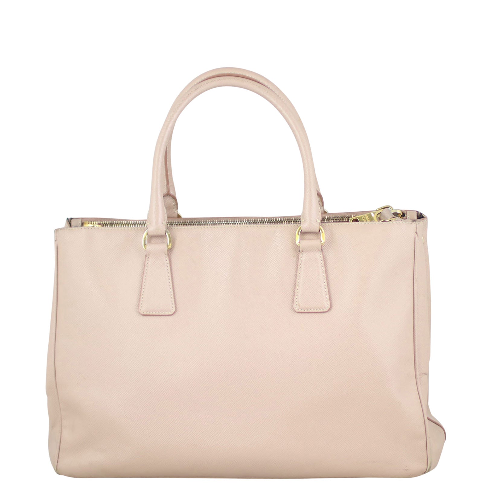 Prada Saffiano Lux Galleria Double Zip Tote Medium back