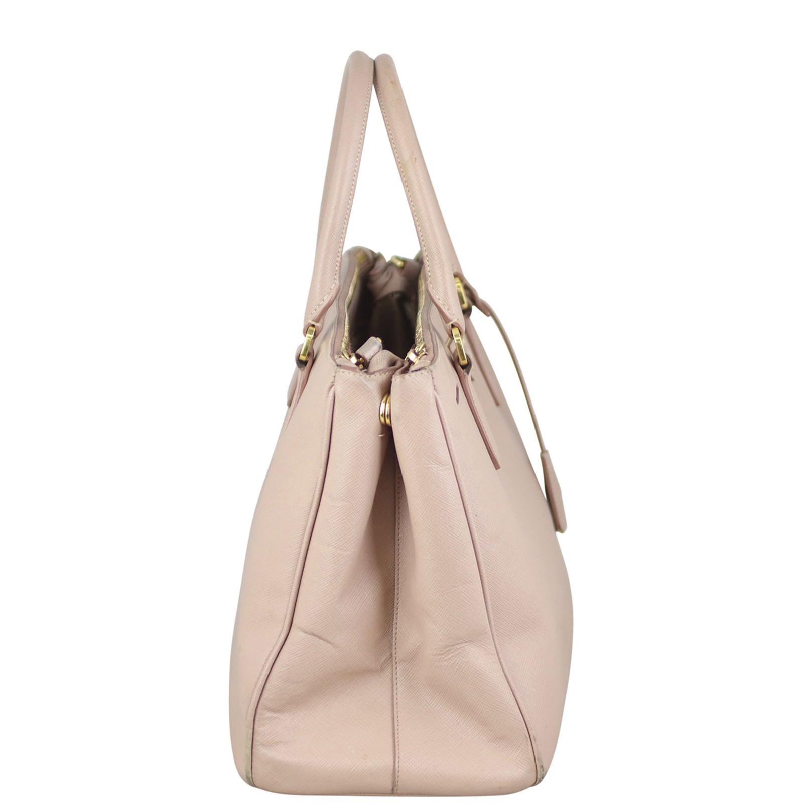 Prada Saffiano Lux Galleria Double Zip Tote Medium side