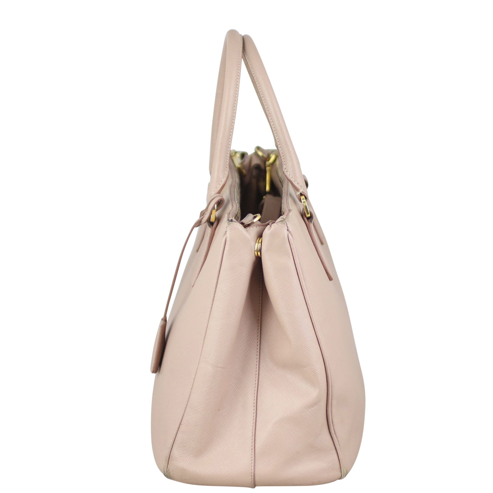 Prada Saffiano Lux Galleria Double Zip Tote Medium side