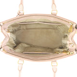 Prada Saffiano Lux Galleria Double Zip Tote Medium interior