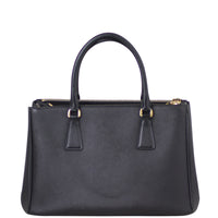 Prada Saffiano Lux Galleria Double Zip Tote Medium Back