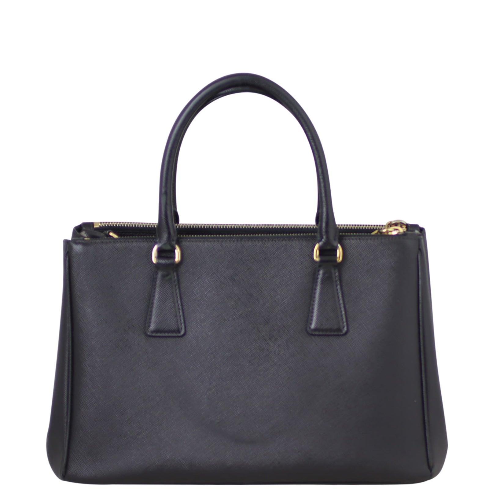 Prada Saffiano Lux Galleria Double Zip Tote Medium Back