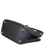 Prada Saffiano Lux Galleria Double Zip Tote Medium Corner