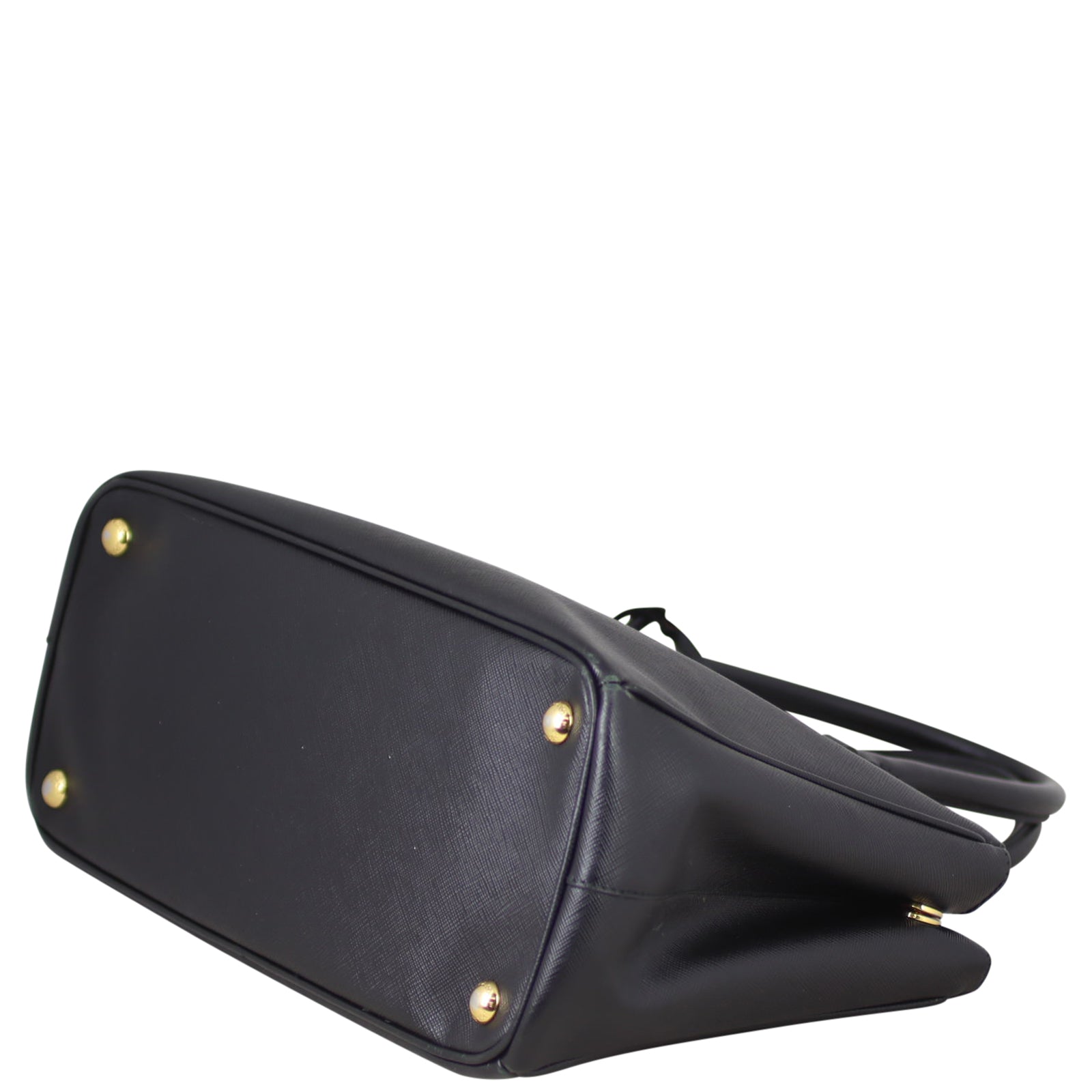 Prada Saffiano Lux Galleria Double Zip Tote Medium Corner