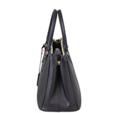 Prada Saffiano Lux Galleria Double Zip Tote Medium Side