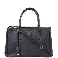 Prada Saffiano Lux Galleria Double Zip Tote Medium Front