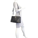 Prada Saffiano Lux Galleria Double Zip Tote Medium Mannequin