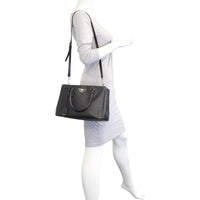 Prada Saffiano Lux Galleria Double Zip Tote Medium Mannequin