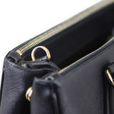 Prada Saffiano Lux Galleria Double Zip Tote Medium Corner