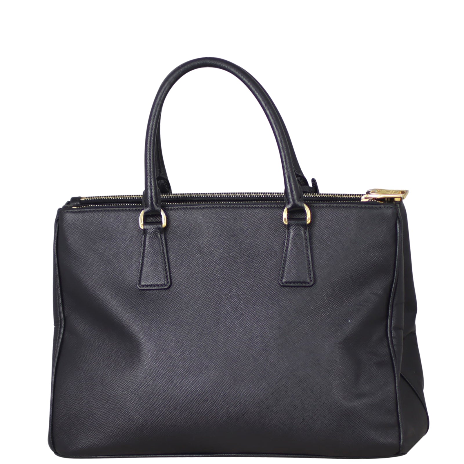 Prada Saffiano Lux Galleria Double Zip Tote Medium Back