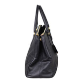 Prada Saffiano Lux Galleria Double Zip Tote Medium Side