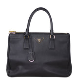 Prada Saffiano Lux Galleria Double Zip Tote Medium Front