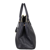 Prada Saffiano Lux Galleria Double Zip Tote Medium Side