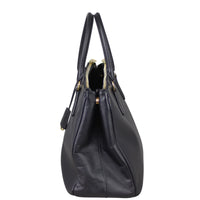 Prada Saffiano Lux Galleria Double Zip Tote Medium Side