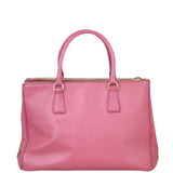 Prada Saffiano Lux Galleria Double Zip Tote Medium Back